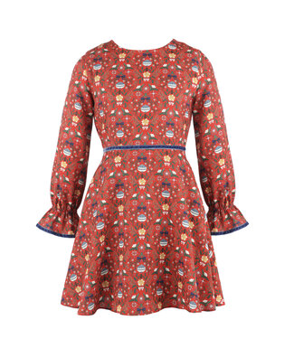 Gabby. Red Clara Dress