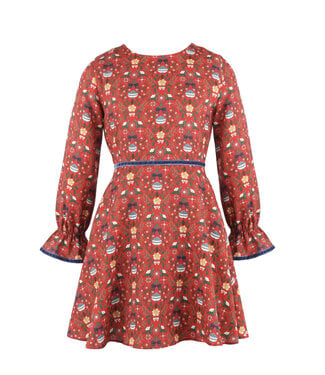 Gabby. Red Clara Dress