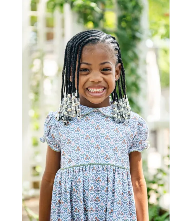 Green Retro Bows Libby Dress