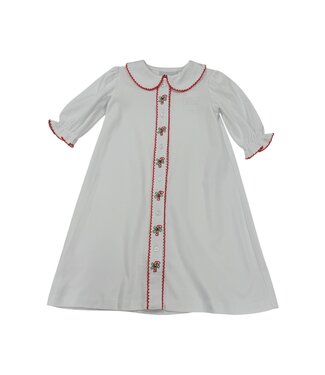 Delaney Embroidered Candy Cane Daygown