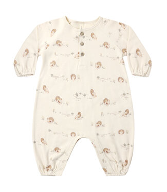 Quincy Mae Turkey Henley Bubble Jumpsuit