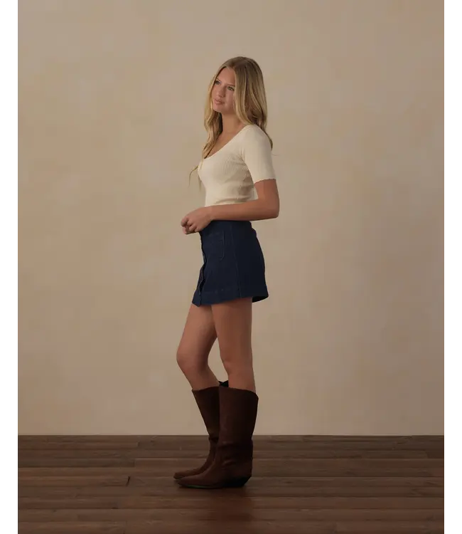 Dark Indigo Denver Mini Skirt