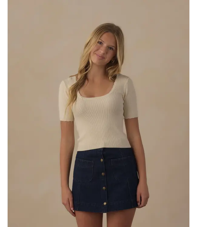 Dark Indigo Denver Mini Skirt