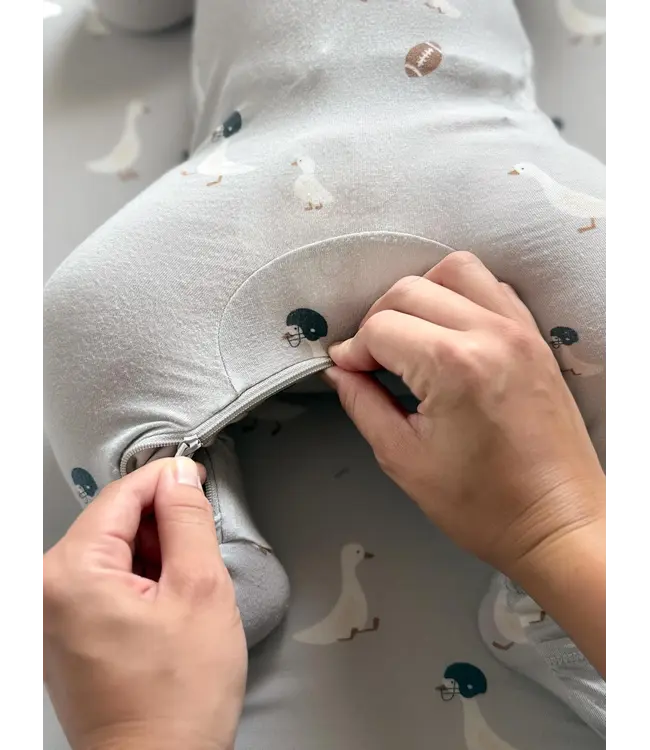 Convertible Pajama - Football Goose