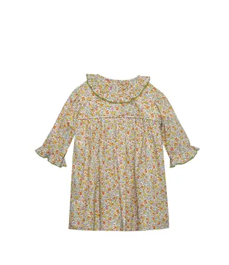 Remember Nguyen Yellow Flower Drew Dress