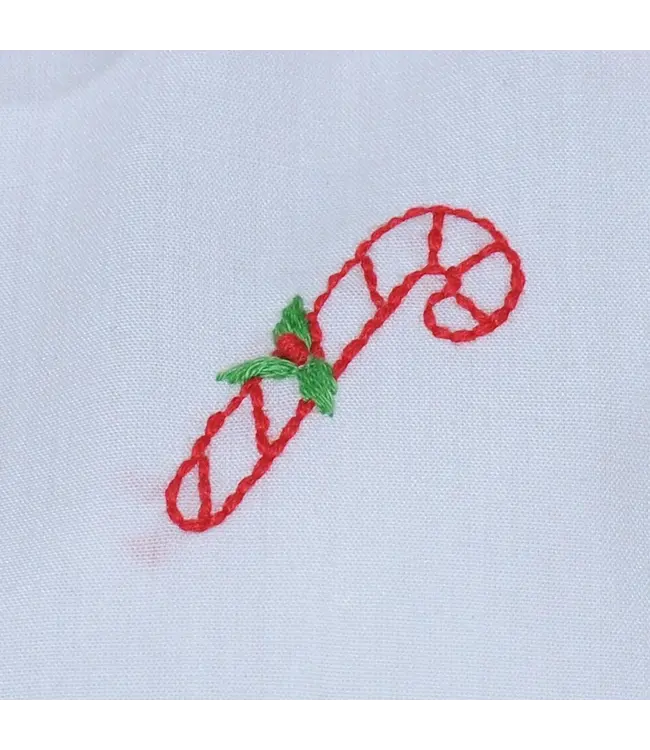 Red Candy Cane Bailey Diaper Set