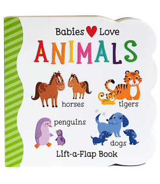 house of marbles Babies Love Animals Flap Book