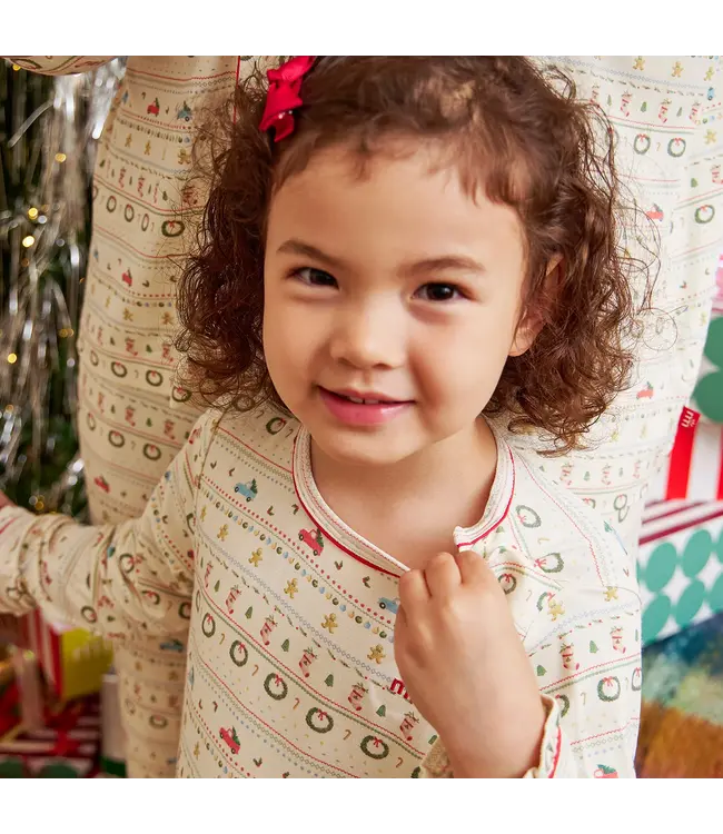 RightFit Traditional Christmas Magnetic Long Sleeve Nightgown