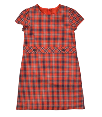 Funtasia Too Red Plaid A-Line Dress