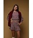 Frosted Cranberries Smock Waist Skirt