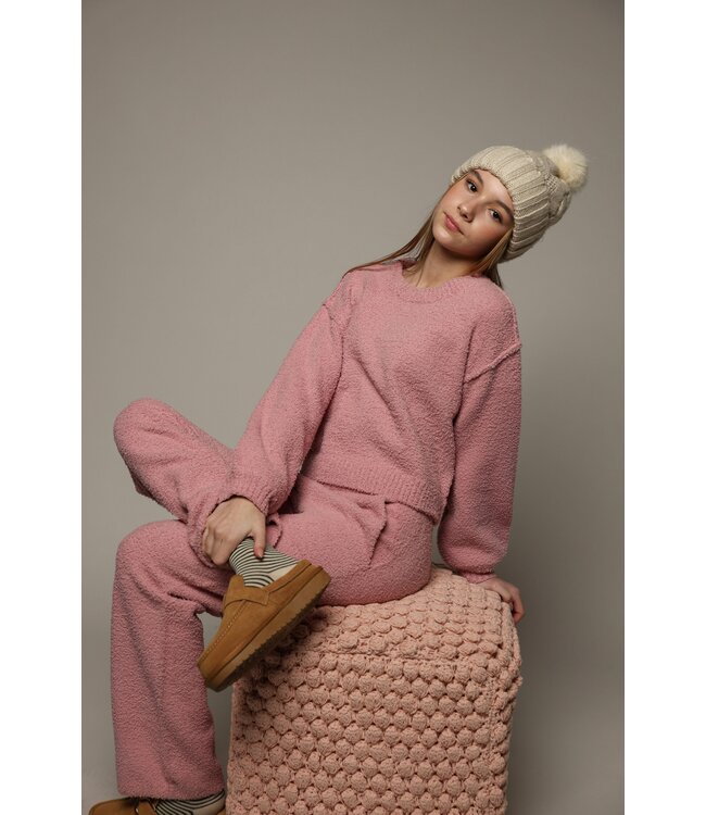 Pink Sherpa "Meet & Greet" Pullover