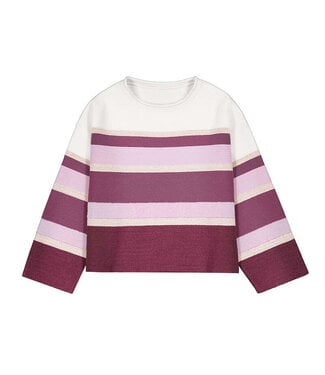 Mayoral Violet Stripe Sweater