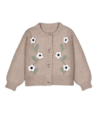 Mayoral Beige Flower Cardigan