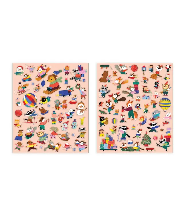 Christmas Village Sticker Play Reusable Activity Set