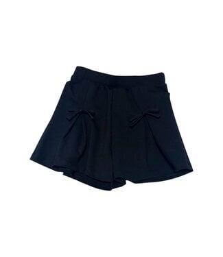 Black Ribbon Shorts