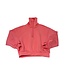 Pink Half Zip Knit Top