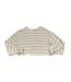 Birch/Taupe Open Back Knit Top