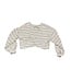 Birch/Taupe Open Back Knit Top