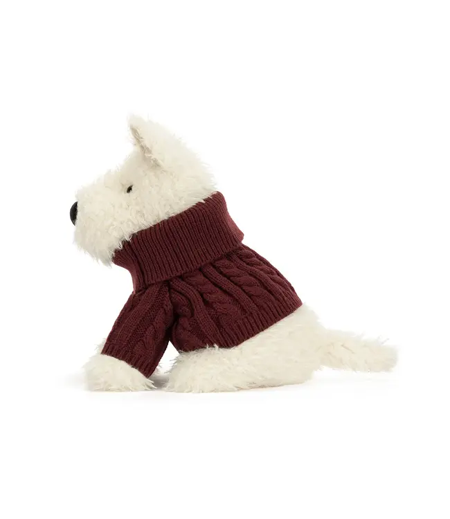 Jellycat Munro Scottie Dog "Winter Jumper"