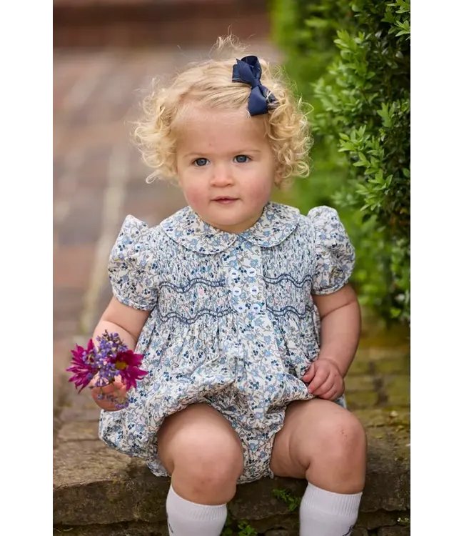 Wisteria Floral Smocked Bridget Bubble