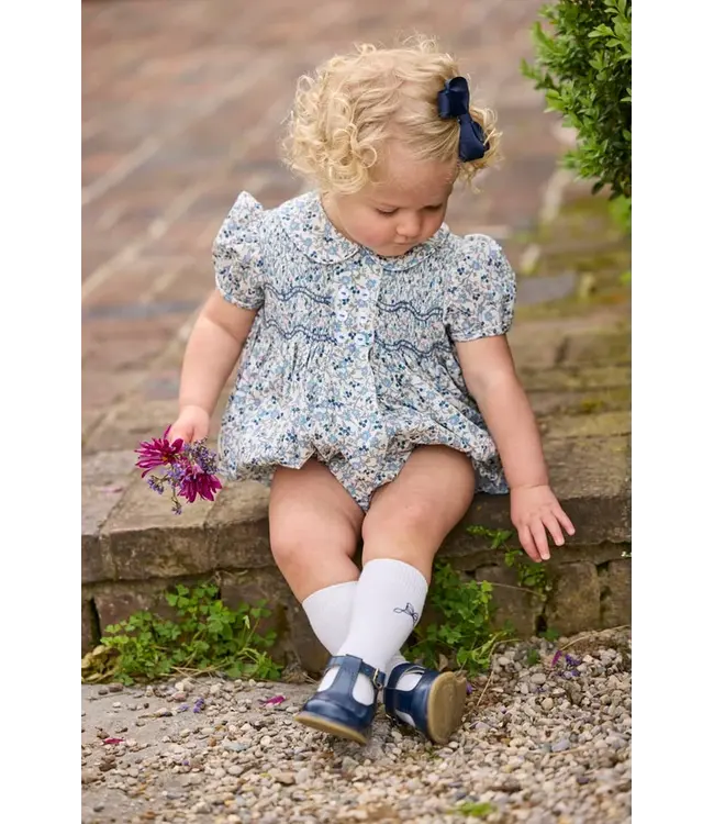 Wisteria Floral Smocked Bridget Bubble