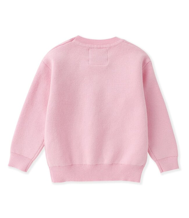 Pink Sparkly Bow Sweater