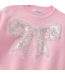 Pink Sparkly Bow Sweater