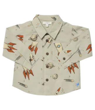 Pink Chicken Space Rocket L/S Jack Shirt
