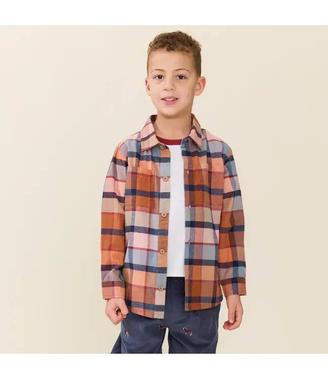 Hayride Plaid Long Sleeve Jack Shirt