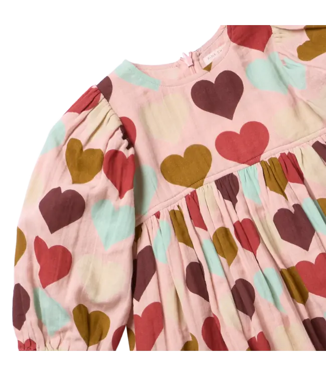 Pink Chicken Girls Harvest Hearts Bea Dress