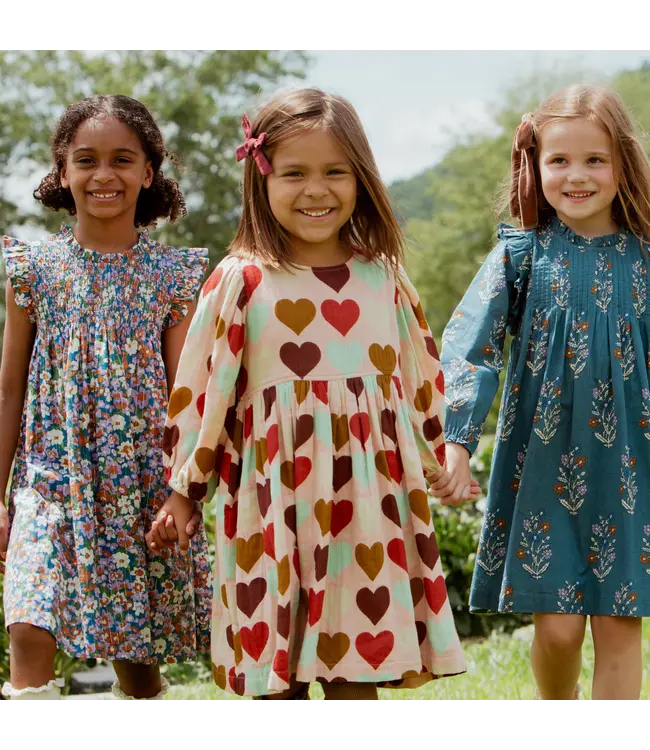 Pink Chicken Girls Harvest Hearts Bea Dress