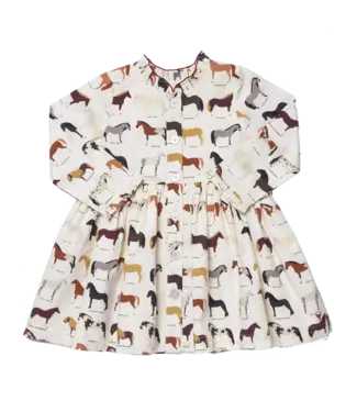 Pink Chicken Horse Breeds Autumn Dress