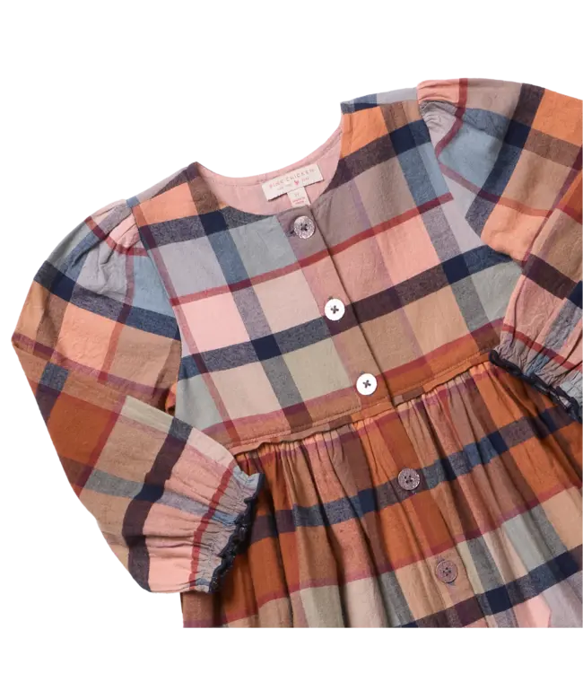 Hayride Plaid Mae Dress