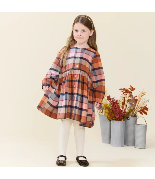Hayride Plaid Mae Dress