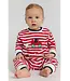 Stripe Knit Longall with Scotty Dog in Car