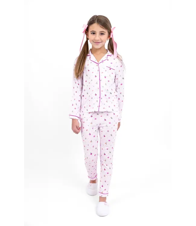 Garden Bloom Long Sleeve Jersey PJ Set