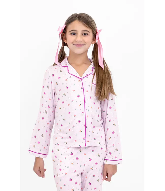 Garden Bloom Long Sleeve Jersey PJ Set