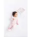 Palm Beach Pink with Worth Avenue White Ribbed Rock Me Romper