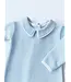 Buckhead Blue with Worth Avenue White Rock Me Romper (Ribbed)