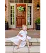 Beaufort Bonnet Bailey Pointelle Baby Blanket - Worth Avenue White with Cross