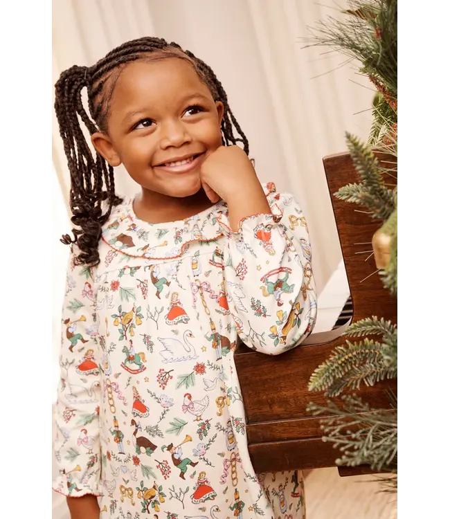 Beaufort Bonnet Long Sleeve Ramona Ruffle Dress - 12 Days of Christmas