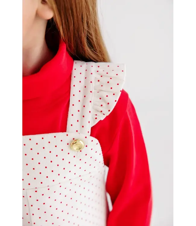 Beaufort Bonnet Julia Jumper - Palmetto Pearl & Richmond Red Microdot Corduroy