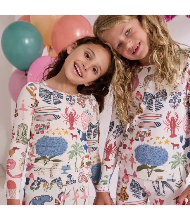 20 Years of Pink Chicken Kids Bamboo PJ Set