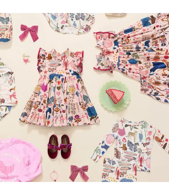 20 Years of Pink Chicken Kids Bamboo PJ Set