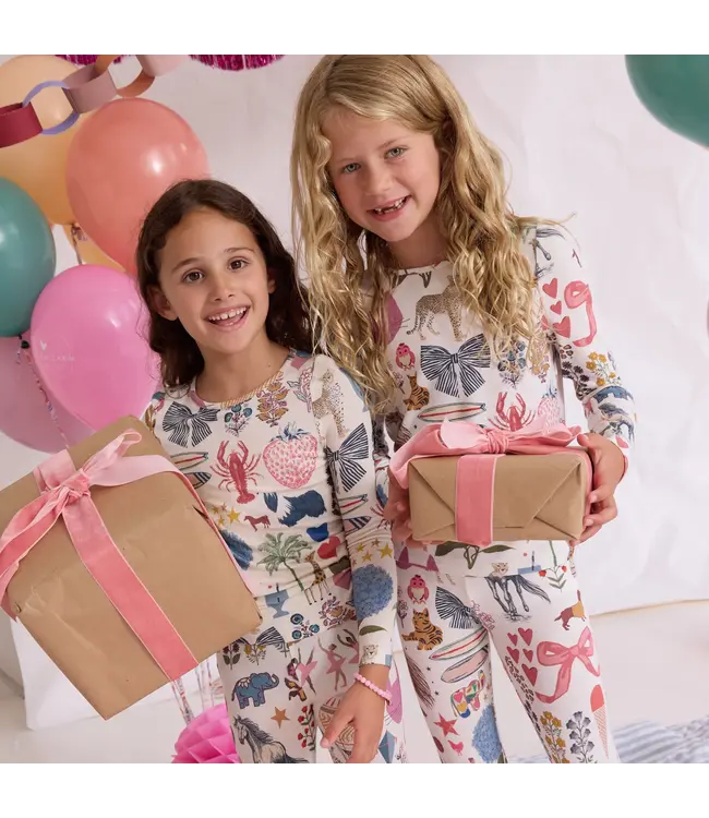 20 Years of Pink Chicken Kids Bamboo PJ Set