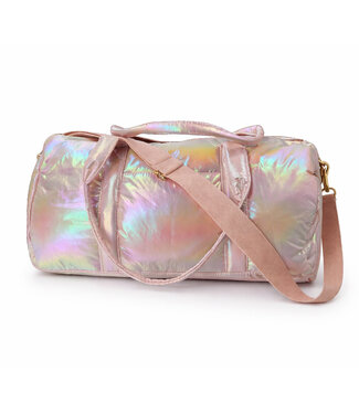 ML Fashion Iridescent Pink Duffle Bag