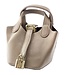 Bucket Purse with Gold Lock