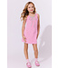 Lola and The Boys Girls Pink Velvet Bow Princess Dress