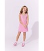 Lola and The Boys Girls Pink Velvet Bow Princess Dress