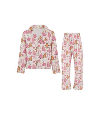 Lola & the Boys Sweet Holiday Wishes Pajama Set
